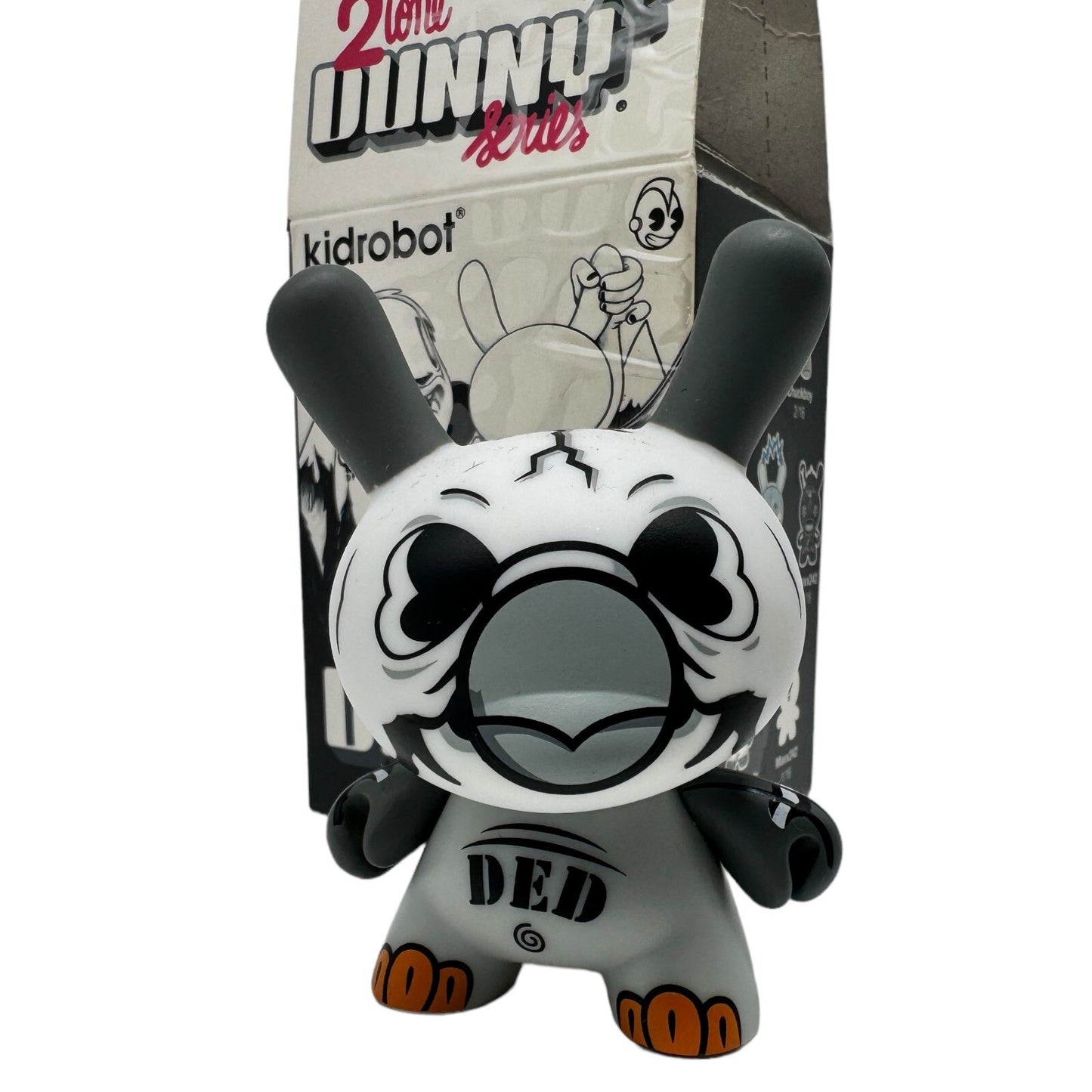 Kidrobot Dunny 2Tone Series 2010 3" Vinyl Figure  - DED By Pon Loose