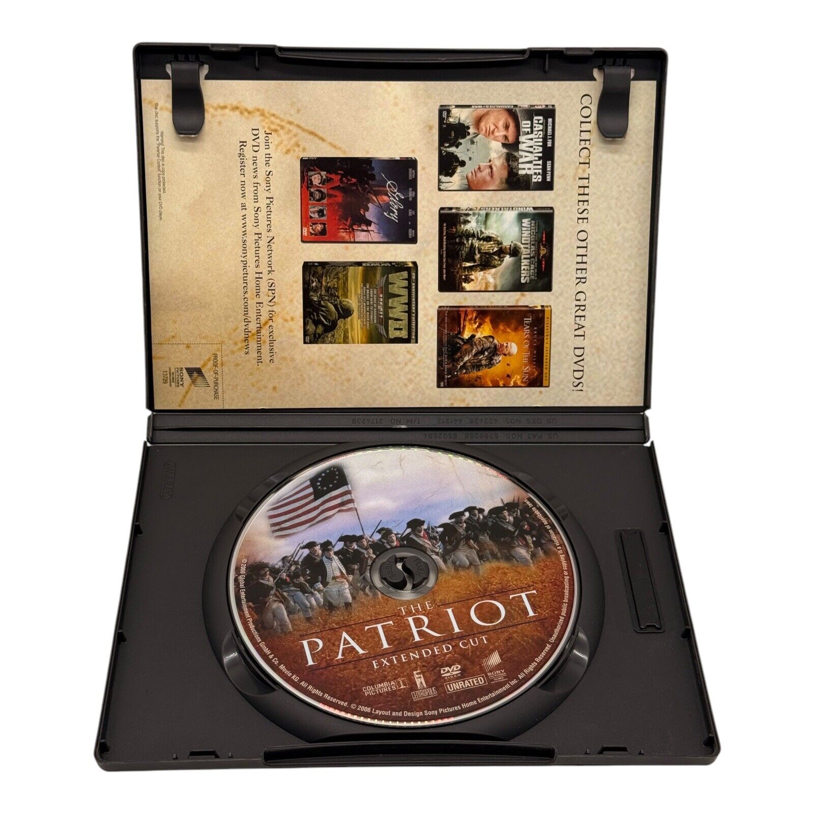 The Patriot Extended Cut Mel Gibson DVD