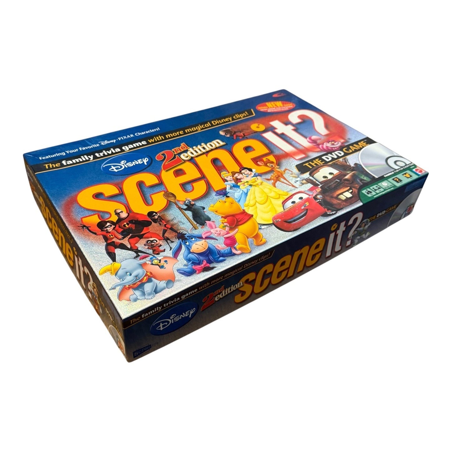 Disney Scene It? 2nd Edition DVD Game Family Trivia Night Complete
