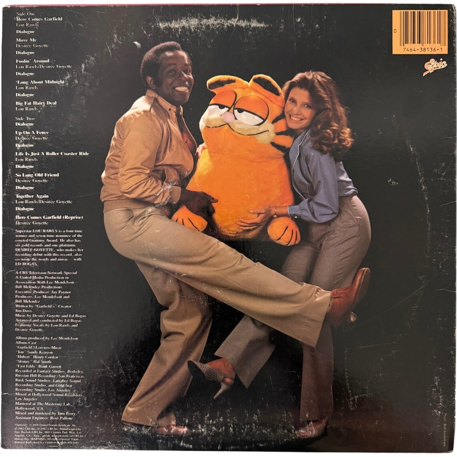 Here Comes Garfield CBS TV Special Soundtrack [1982] Vinyl Record - Used