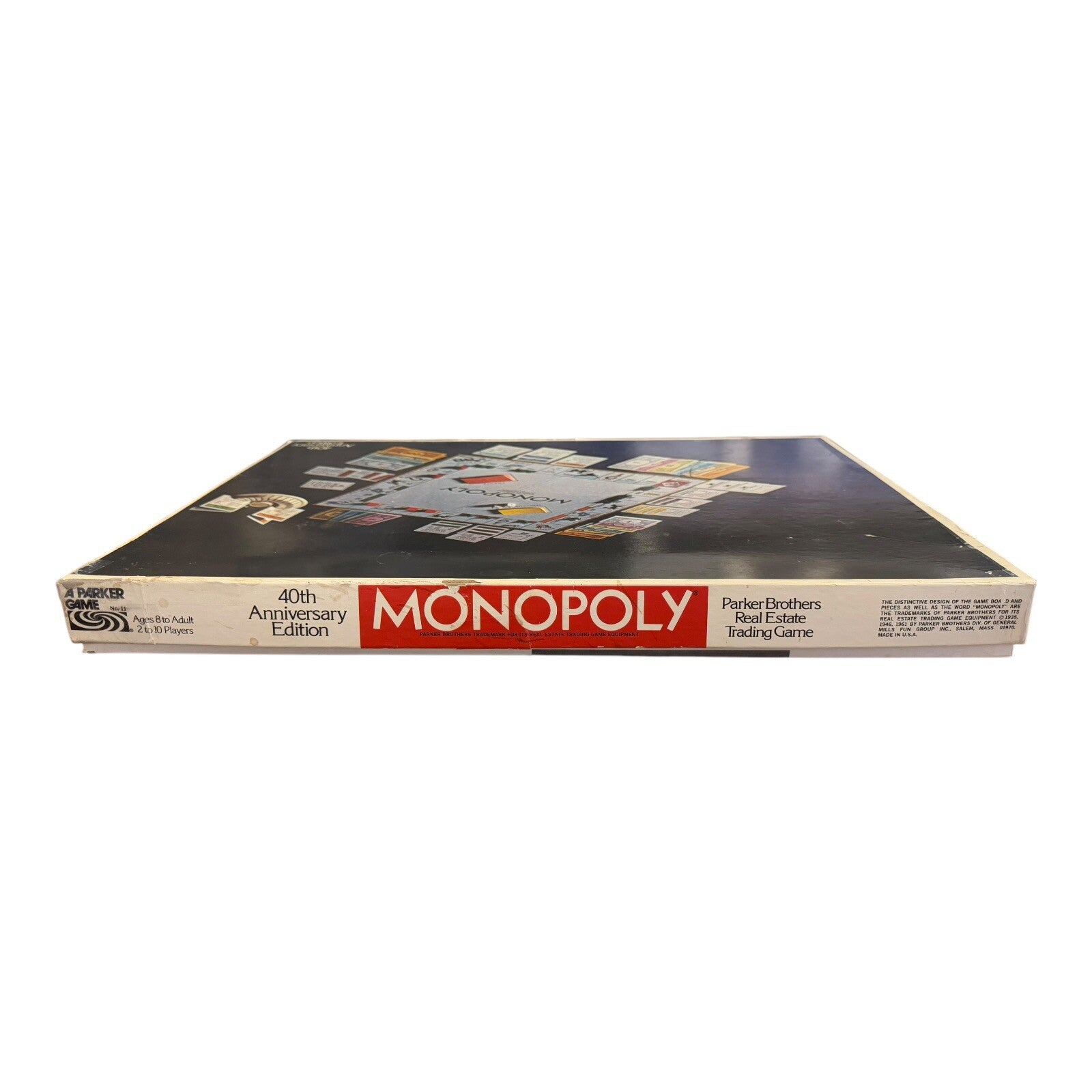Monopoly 40th Anniversary Edition Board Game Vintage 1974 Parker Brothers