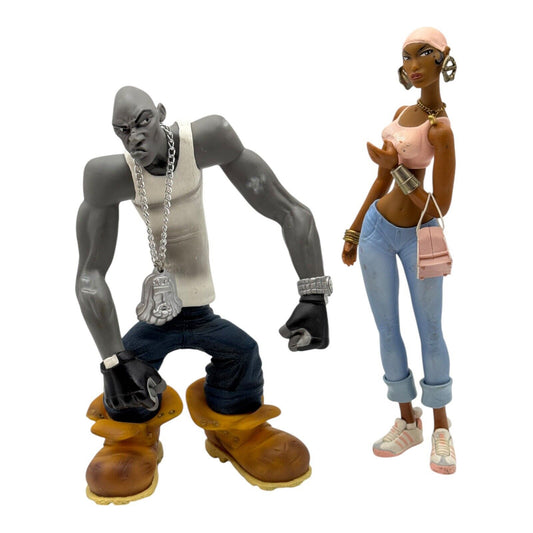 BLOKHEDZ: King Vulture and Essence and  action figures Designer toys Rare 2004