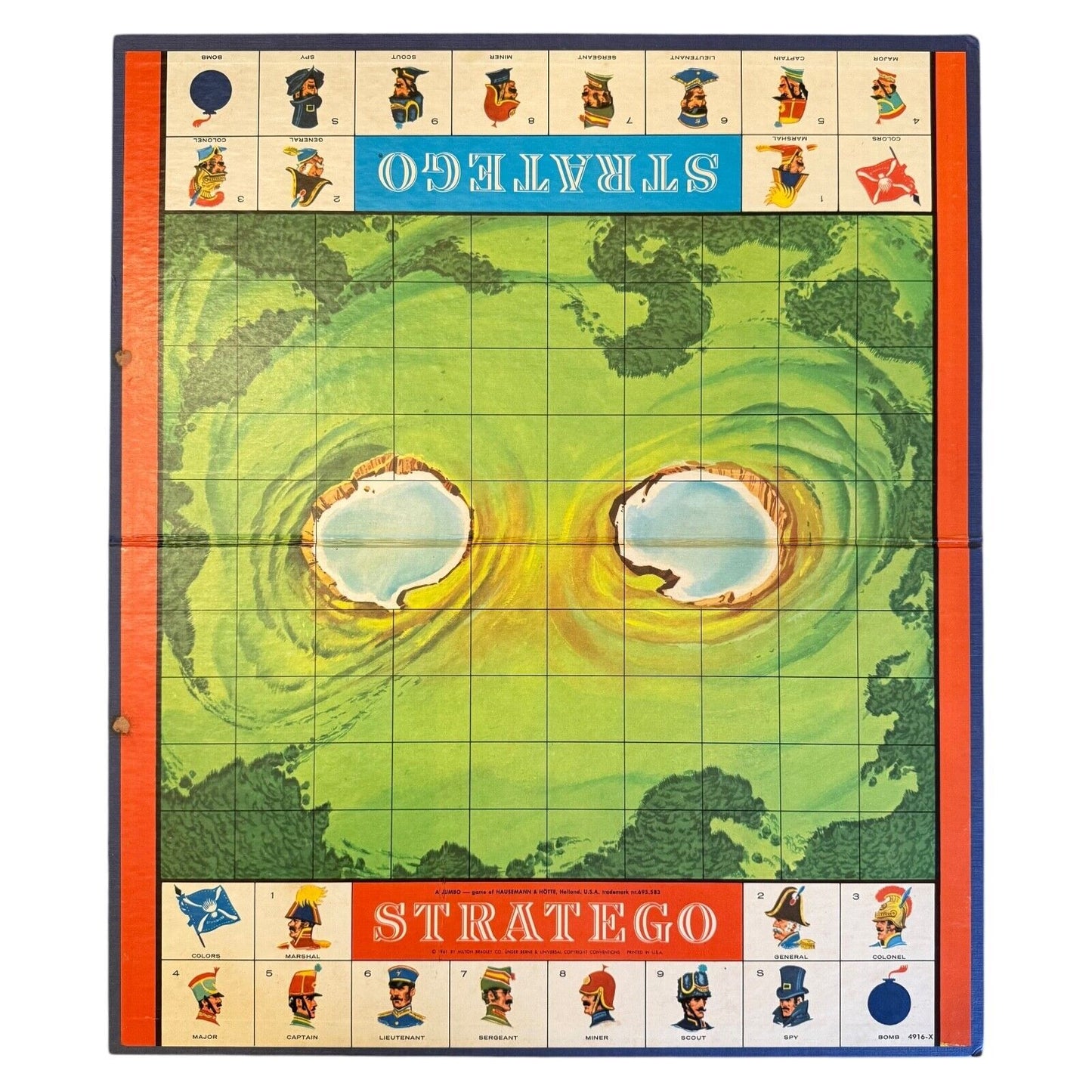 Stratego Board Game Milton Bradley 1970 – Vintage Strategy Classic