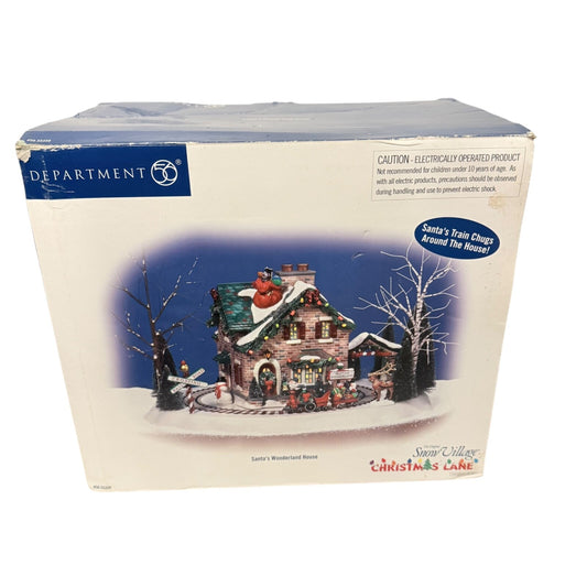 Dept 56 Snow Village 2004 Santa's Wonderland House #55359 Christmas Lane