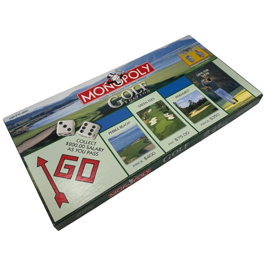Monopoly Golf Edition Board Game Parker Brothers USAopoly Complete Pebble Beach