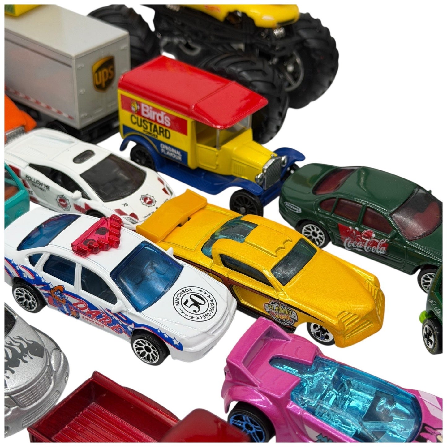 Vintage Hot Wheels Matchbox Diecast Car Lot of 35+ Mixed Brands 1970s–2010s Used