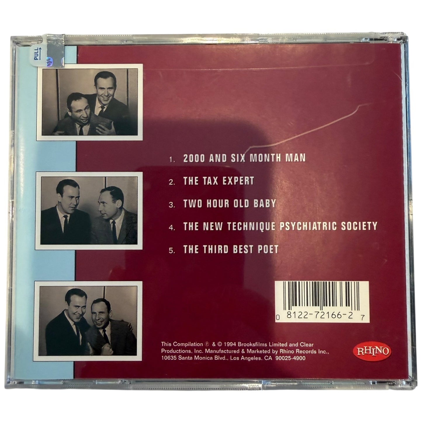 Carl Reiner Mel Brooks 2000 and One Years With CD Rhino R2 72166 Comedy Album