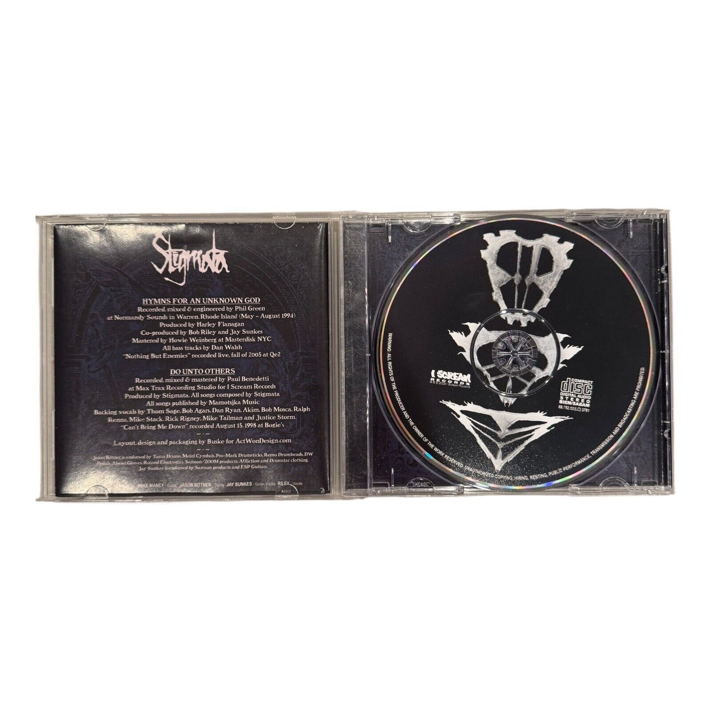 STIGMATA - The Wounds That Never Heal CD | Used | Rare | Heavy Metal