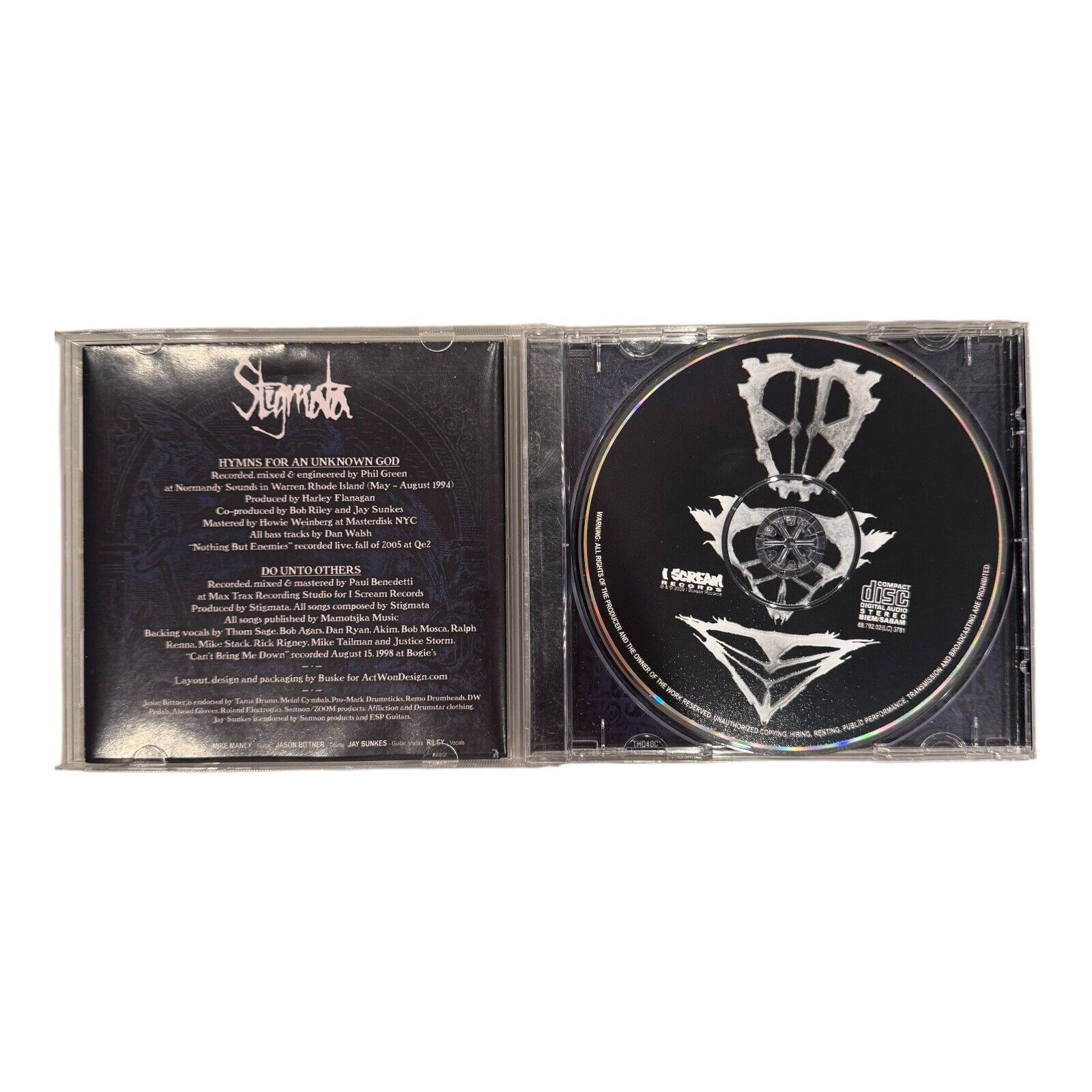 STIGMATA - The Wounds That Never Heal CD | Used | Rare | Heavy Metal