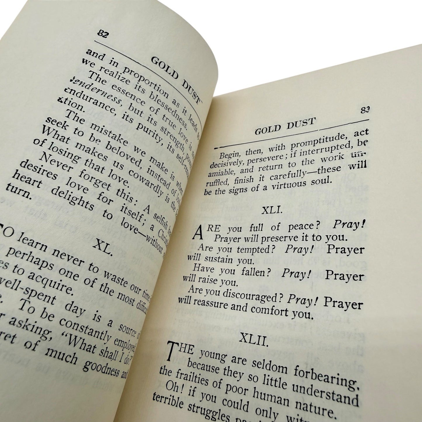 Gold Dust A Collection of Golden Counsels for the Sanctification of Daily Life