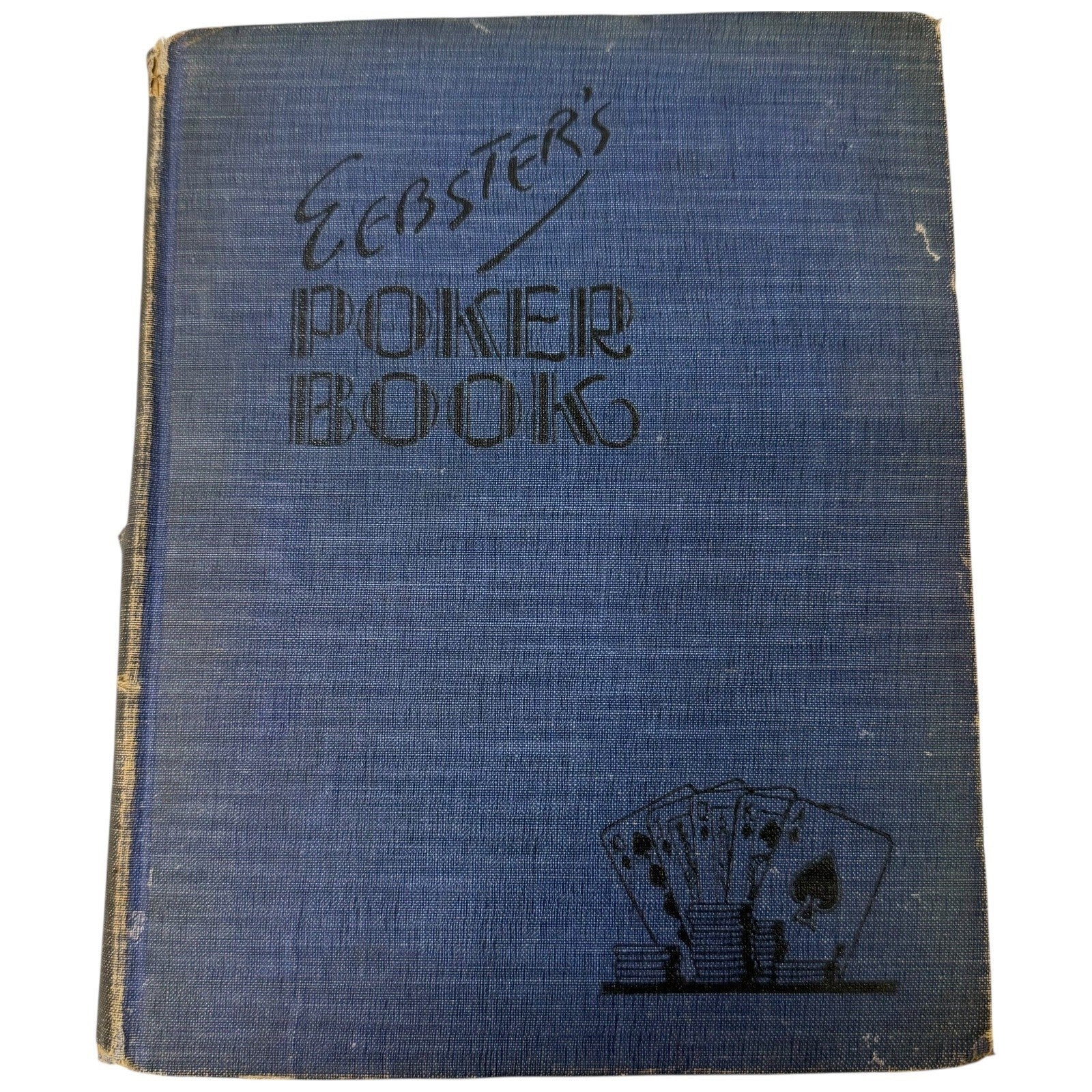 Webster's Poker Book Glorifying Americas Favorite Game 1925 Simon Schuster