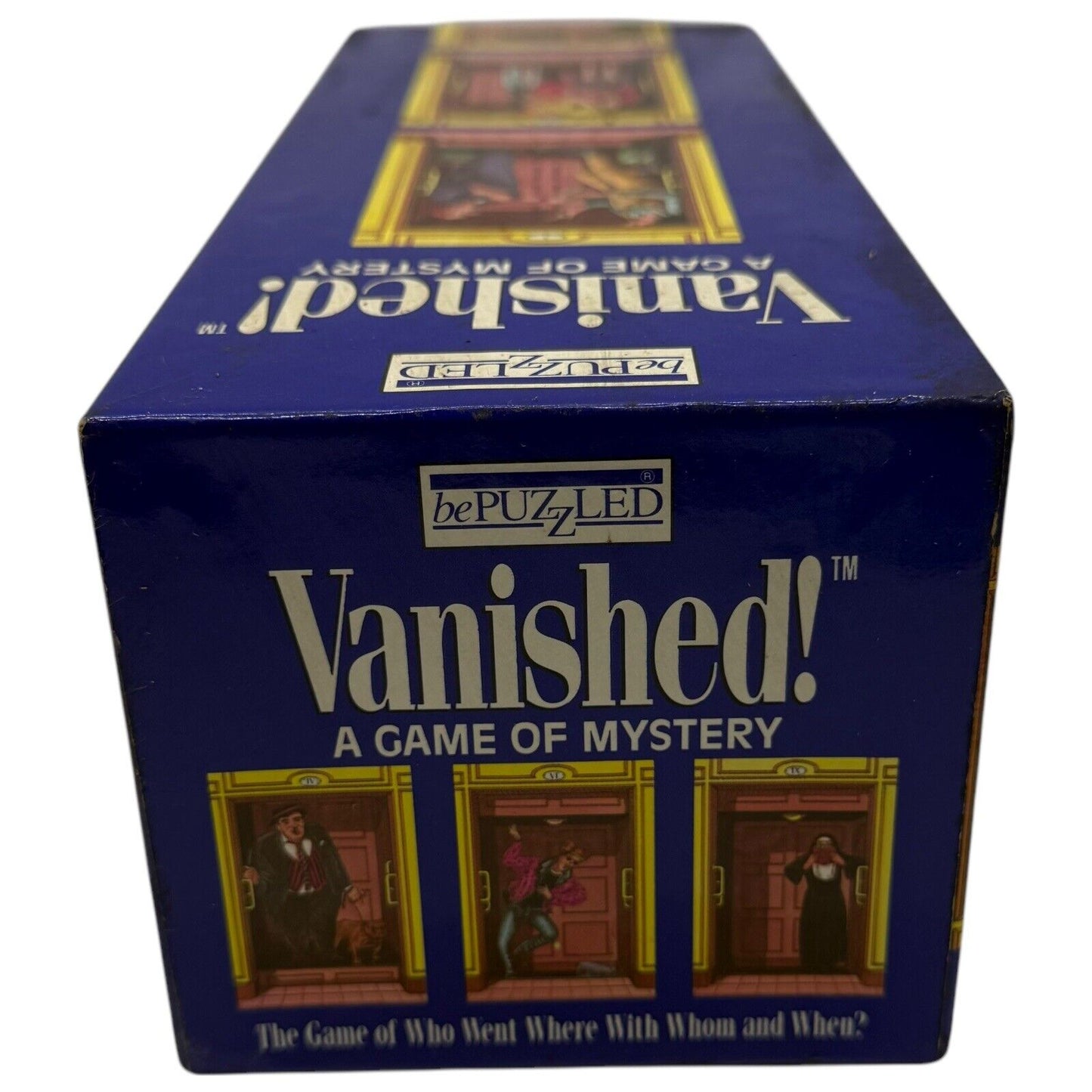 VANISHED Game of Mystery Observation Skills Bepuzzled Paternoster 1990 Memory