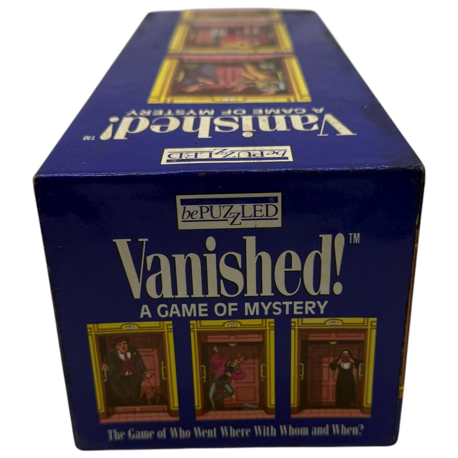 VANISHED Game of Mystery Observation Skills Bepuzzled Paternoster 1990 Memory