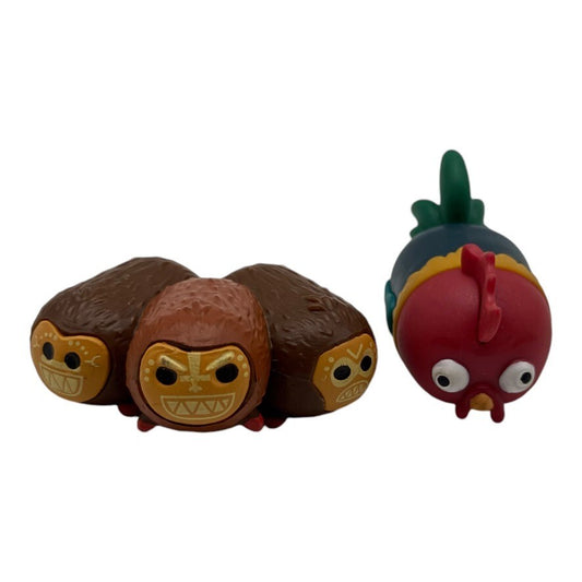 Disney Tsum Tsum Kakamora Trio & Hei Hei Moana Vinyl Figures - 3”