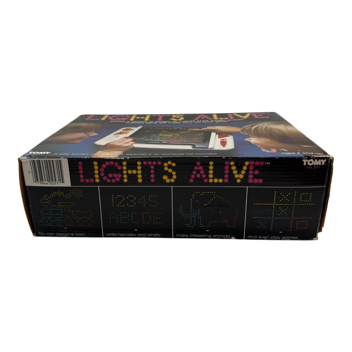 TOMY Lights Alive Game 1983 – Vintage with Box Not Working for Repair/Parts
