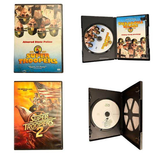 Super Troopers 1 & 2 Double Feature DVDs - Laugh Out Loud Fun