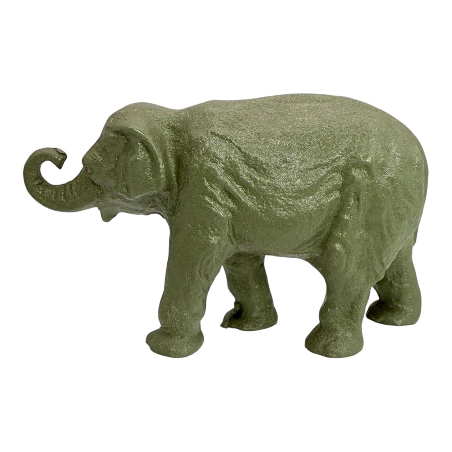 Stanley Elephant Figurine Green Animal Toy Collectible Display Decor Small