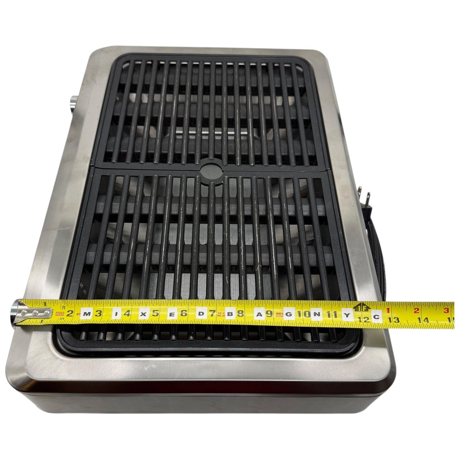 Krups PG770 Indoor Electric Grill Stainless Steel Dual Zone w Drip Tray Unused