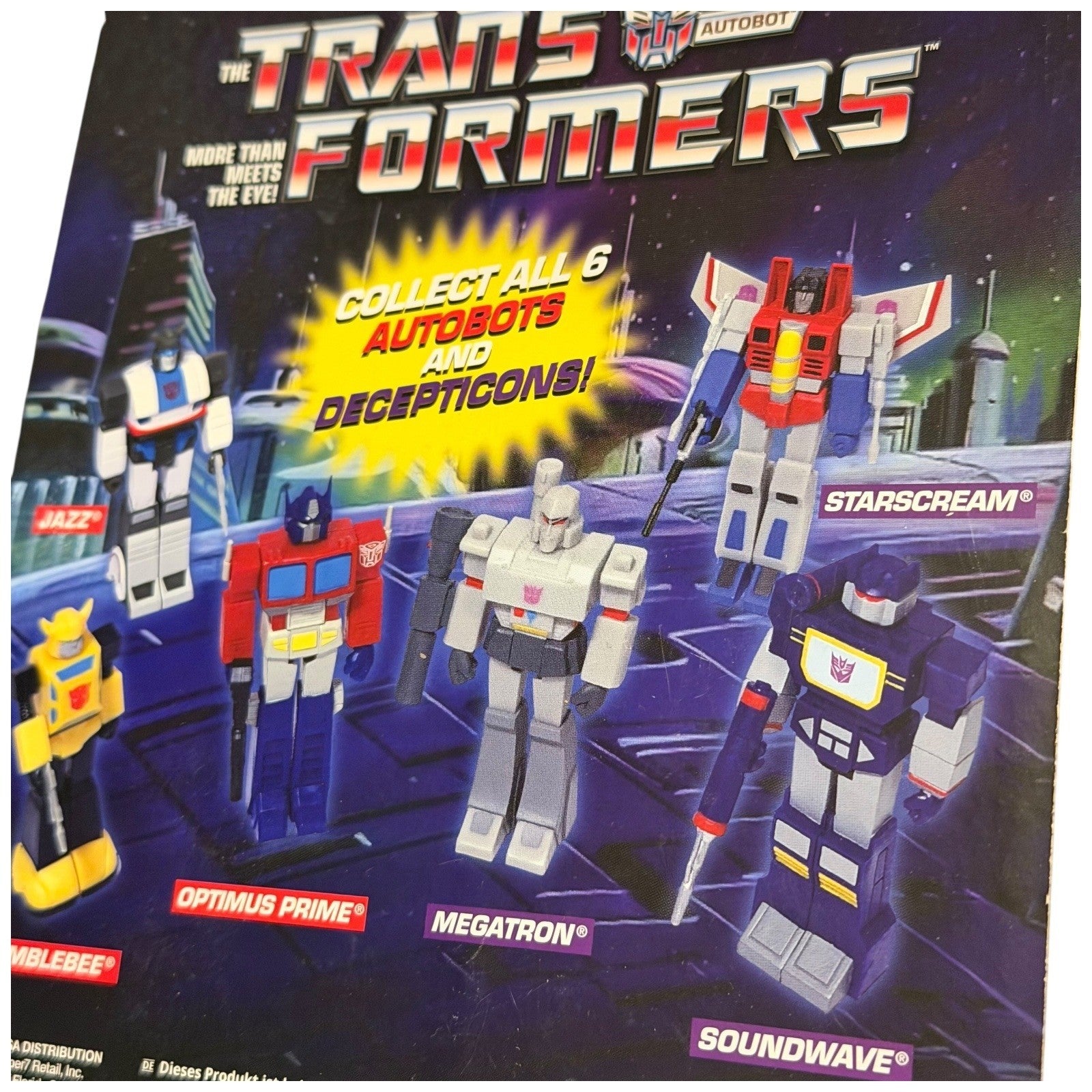 Transformers Reaction Figures Autobot Jazz Action Figure New In Box