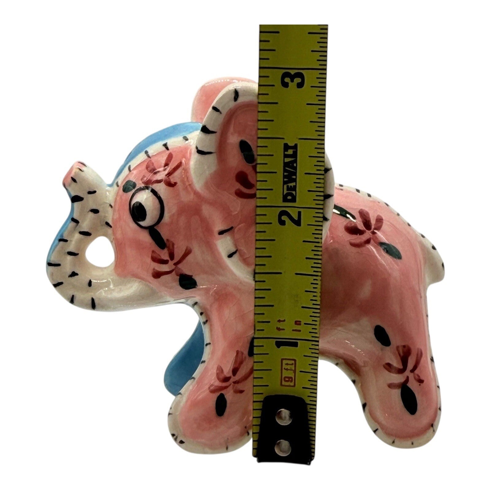 Vintage 1960s Pink Elephant Salt & Pepper Shakers – Napco Japan Stitch Pattern