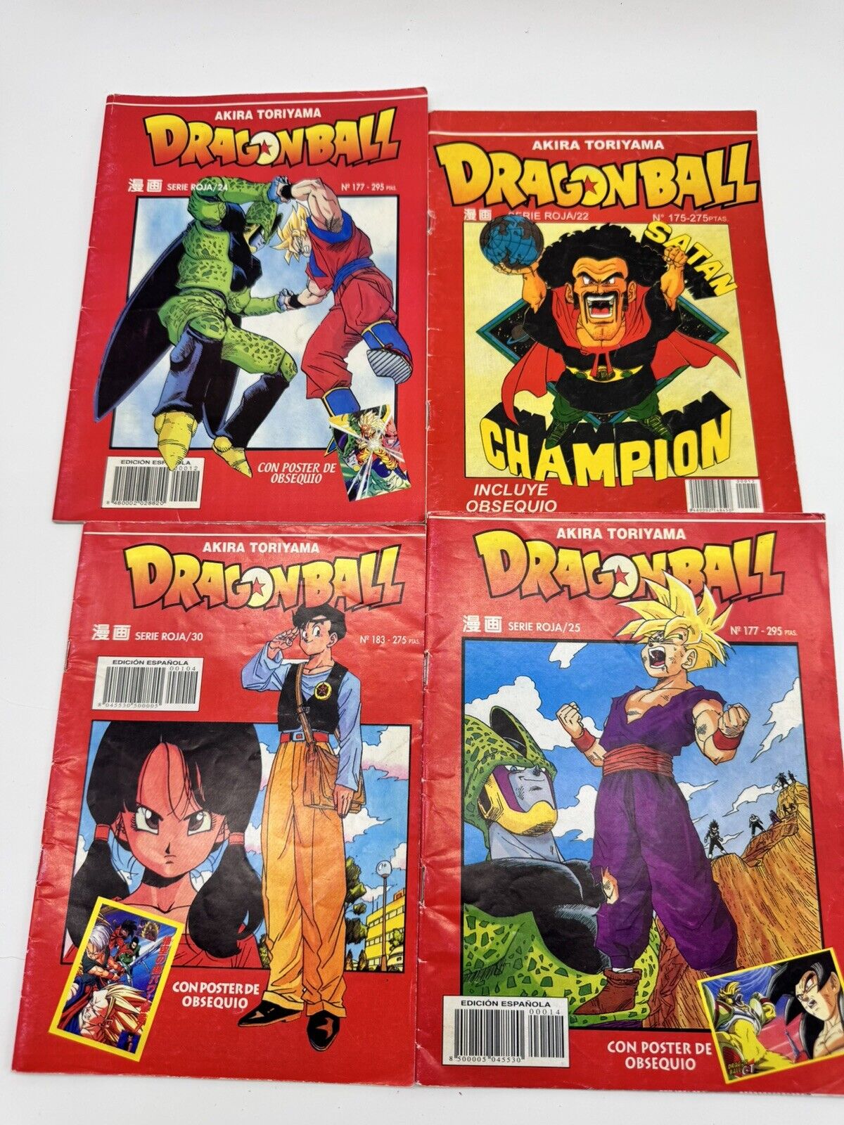 Rare Dragon Ball Series Red Comic Manga  / Akira Toriyama Eps TV HTF 15 Books