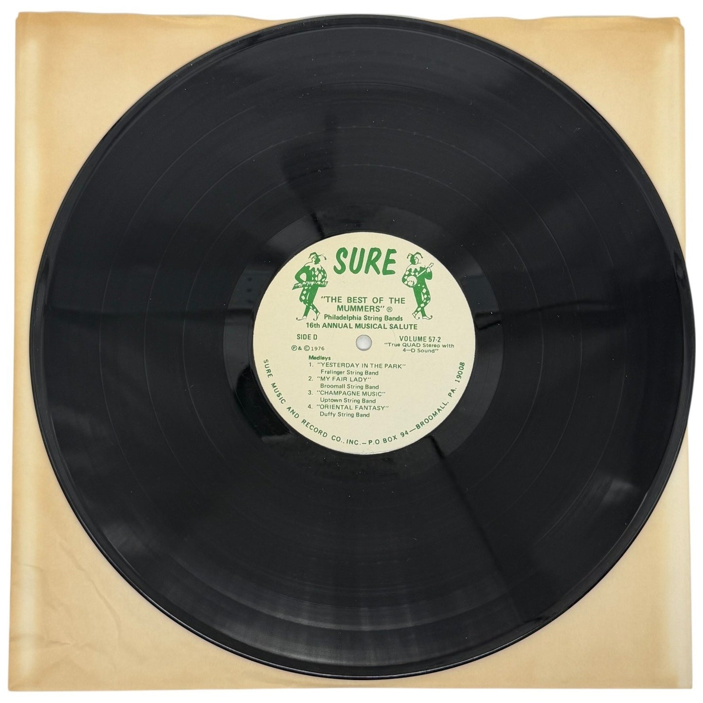 Best of the Mummers Philadelphia String Bands 16th Annual Musical Salute Record