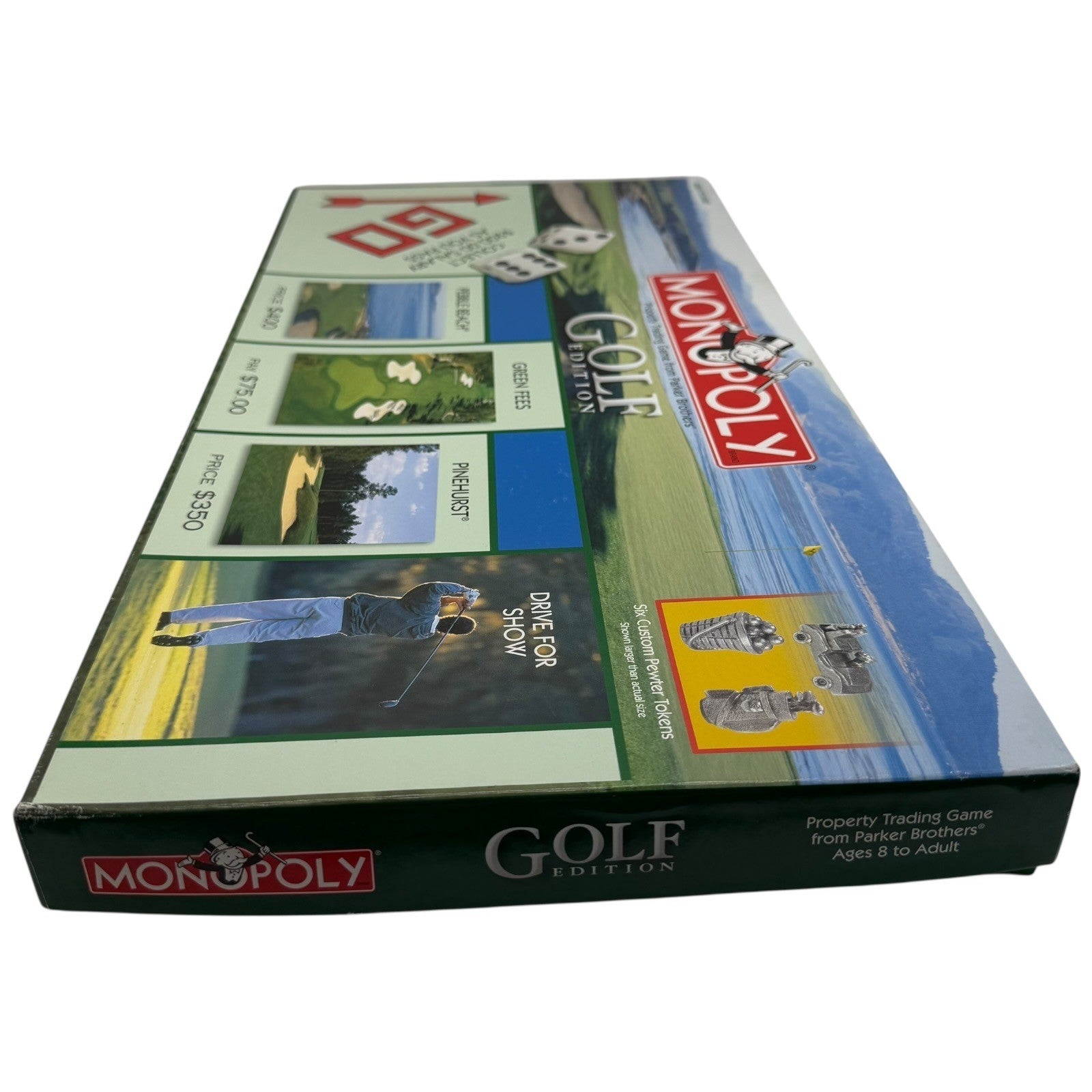 Monopoly Golf Edition Board Game Parker Brothers USAopoly Complete Pebble Beach