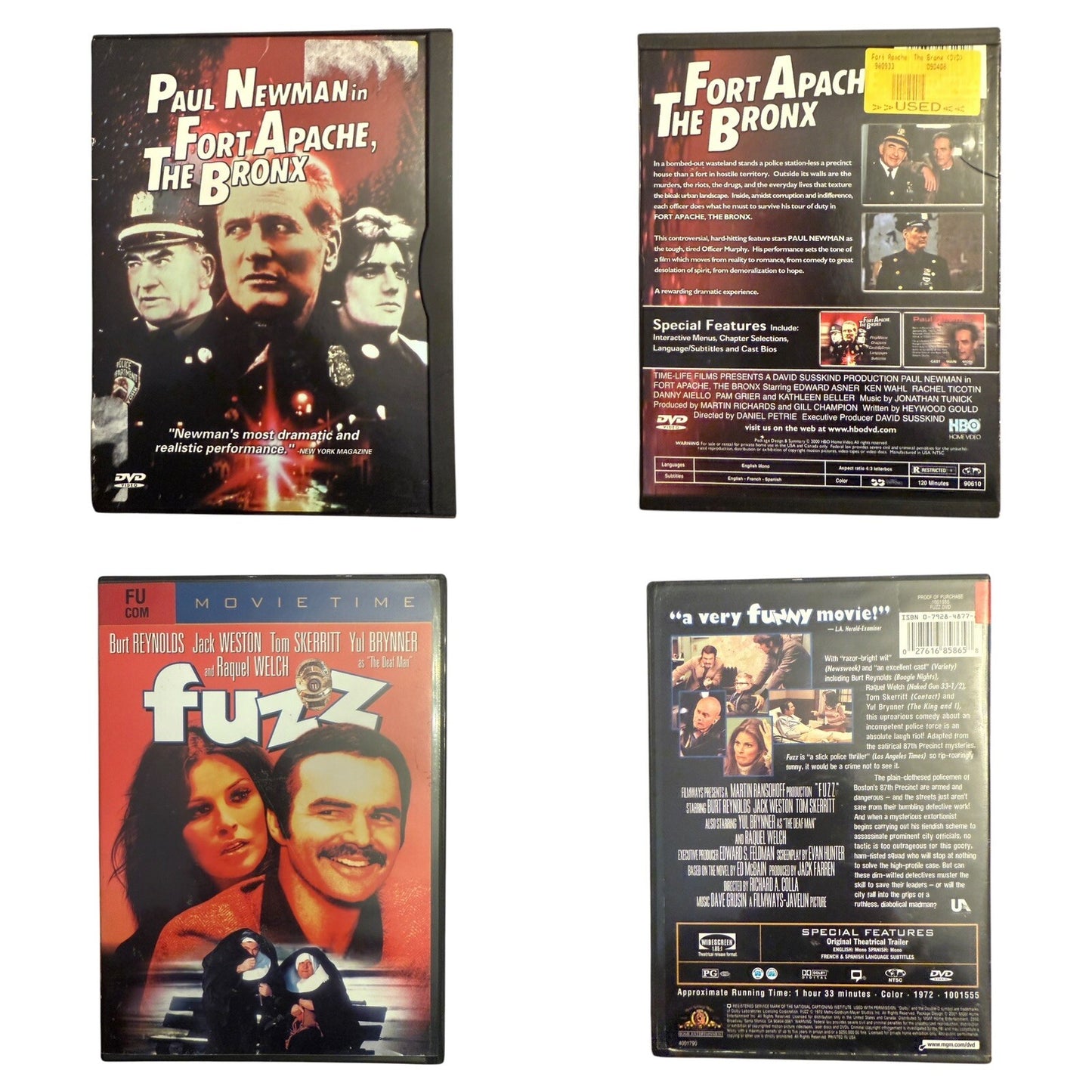 Law, Cops & Robbers Theme Action Comedy DVD Lot - 24 Amazing Titles