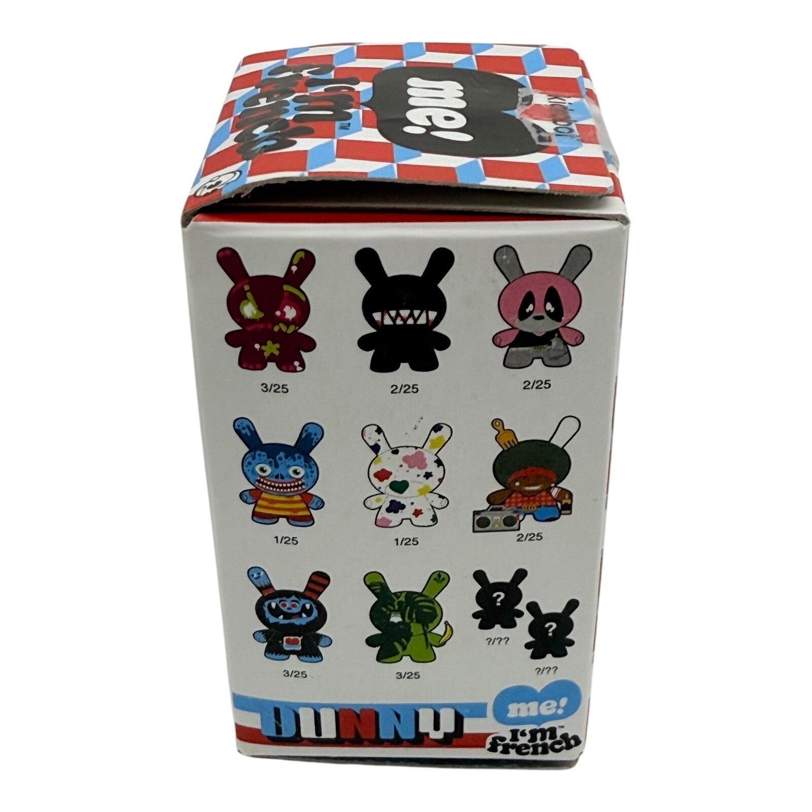 Kidrobot 3" Vinyl Figure Me! I’m French Dunny Series White Afro Variant Tizieu