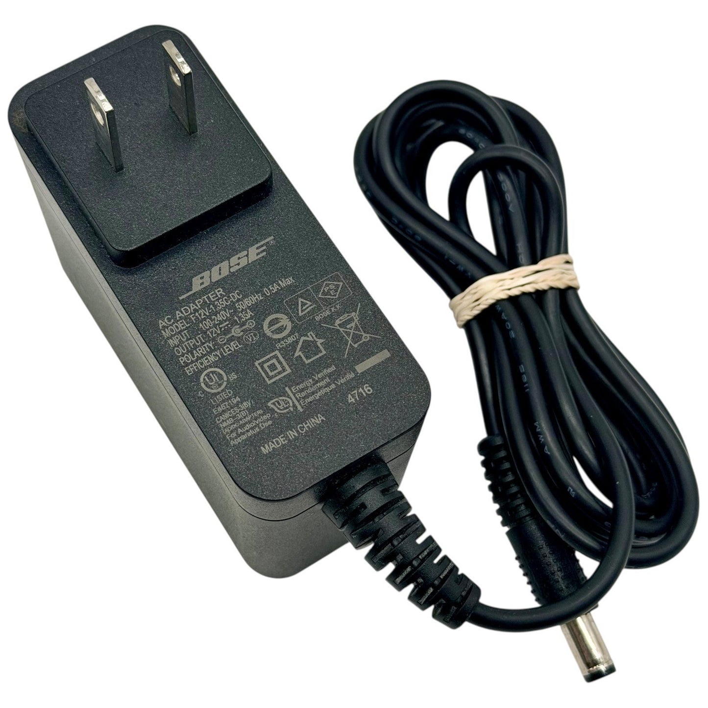 Bose AC Adapter Power Supply Model F12V135DC 12V 1.35A