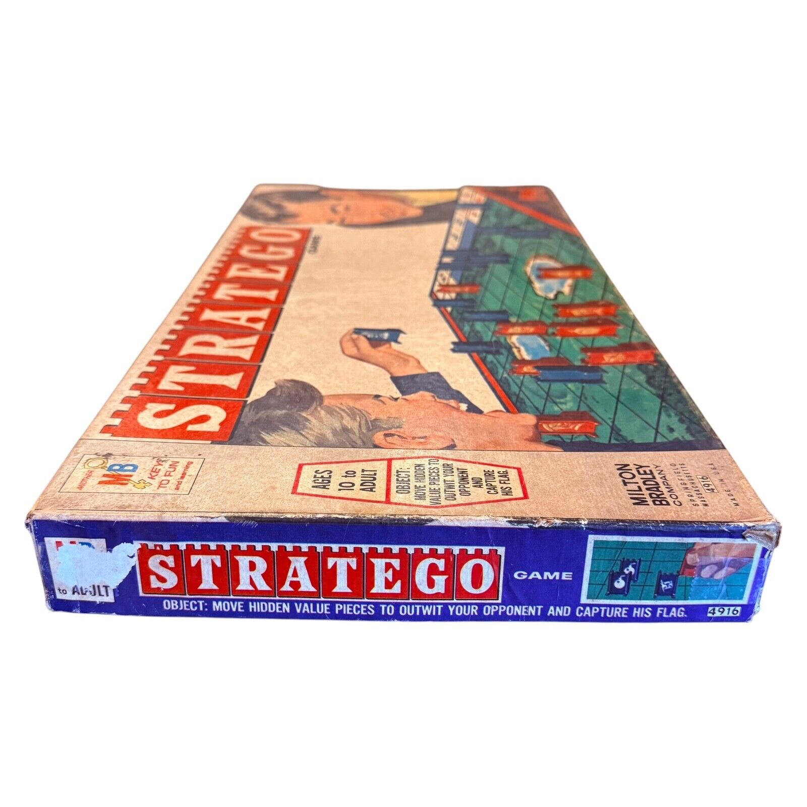 Stratego Board Game Milton Bradley 1970 – Vintage Strategy Classic