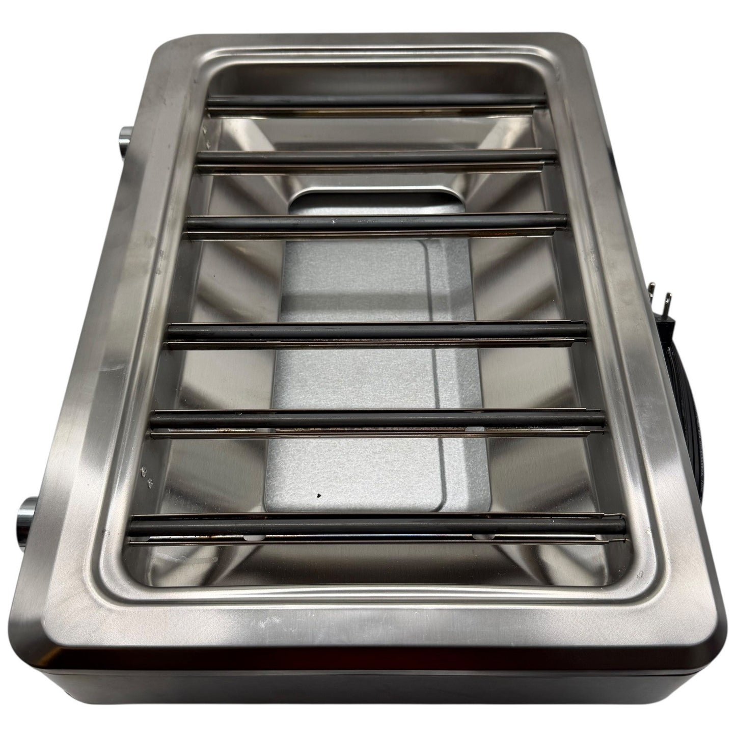 Krups PG770 Indoor Electric Grill Stainless Steel Dual Zone w Drip Tray Unused