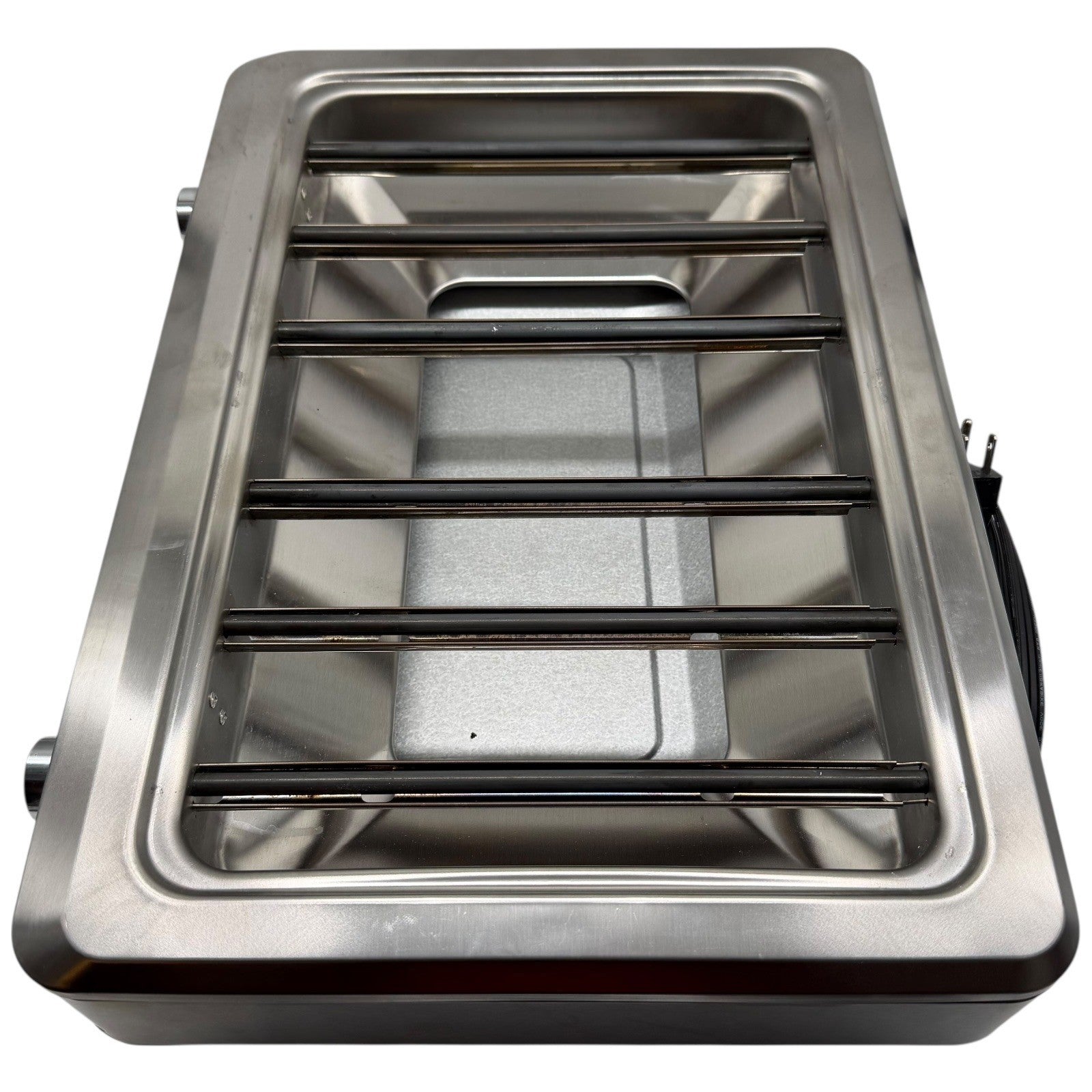 Krups PG770 Indoor Electric Grill Stainless Steel Dual Zone w Drip Tray Unused