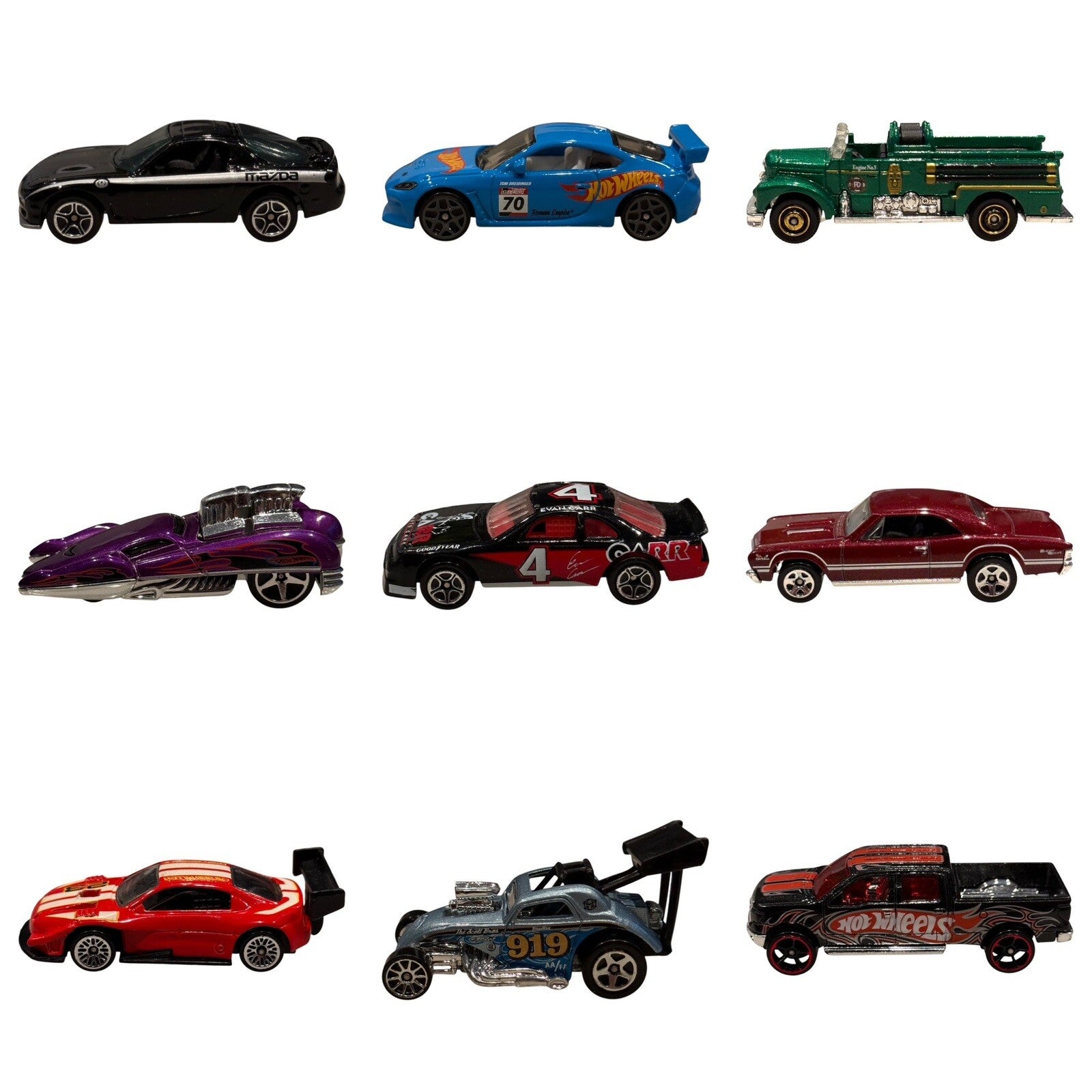 18 Loose Diecast Cars – Hot Wheels & Matchbox Collection Vintage to Modern