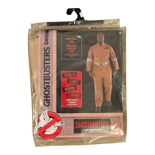 Adult Ghostbusters Costume Licensed - Adult Plus 2XL