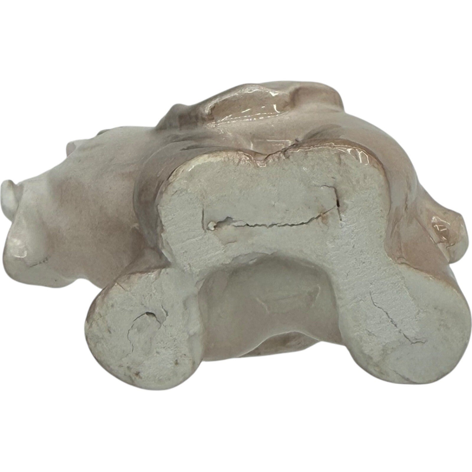 Elephant Figurine Trunk Up Ceramic Animal Statue Decor Collectible