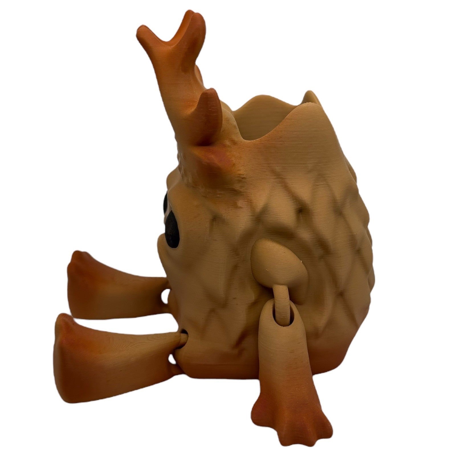 3D Printed Creature Planter / Pen Holder – 6" Fantasy Shelf Decor
