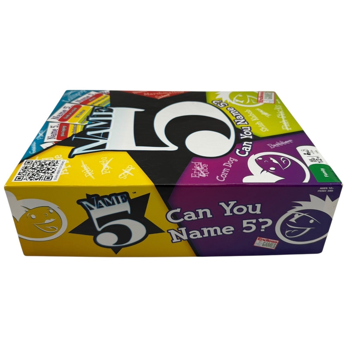 Name 5 Board Game Endless Games Quick Thinking Party Trivia Family Night \