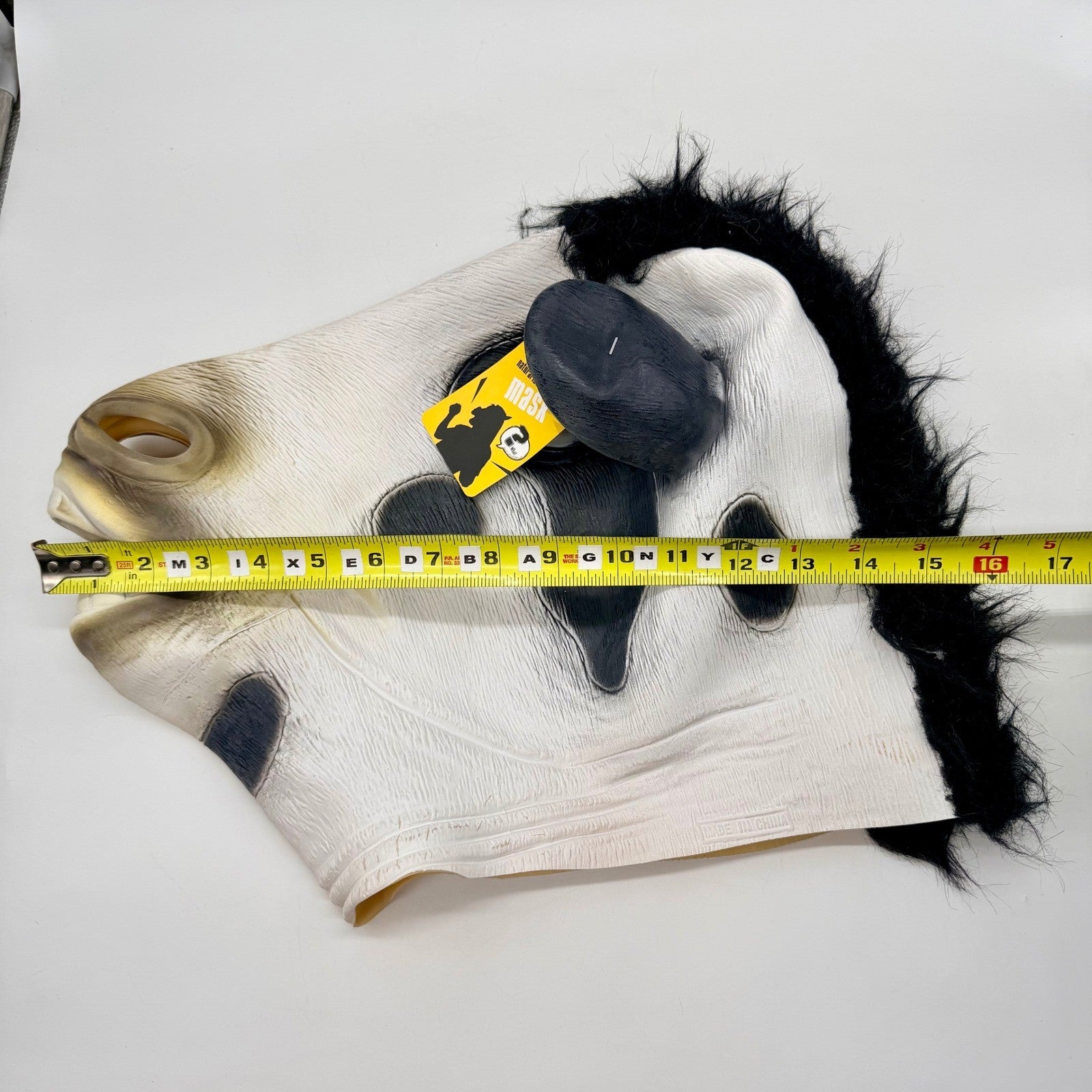 CreepyParty Cow Latex Mask Realistic Farm Animal Head Halloween Costume Prop
