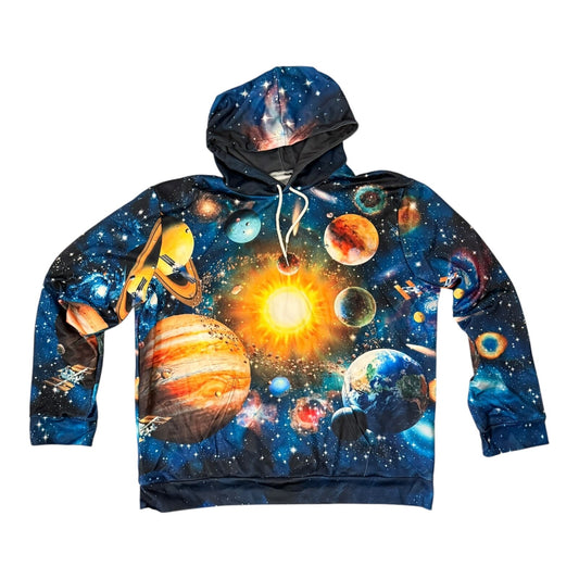 Solar System All Over Print Hoodie Size XXL