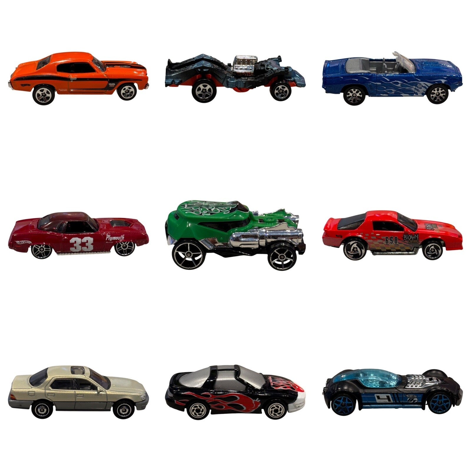 Lot of 18 Diecast Cars – Hot Wheels Matchbox Vintage & Modern Loose Collection