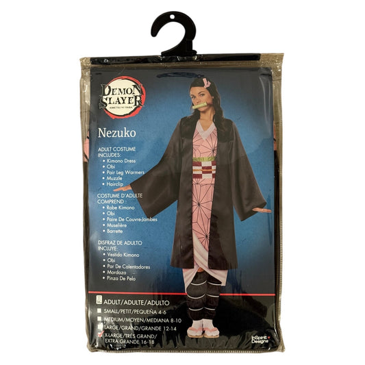 Demon Slayer Nezuko Kimono Dress Costume Adult XL