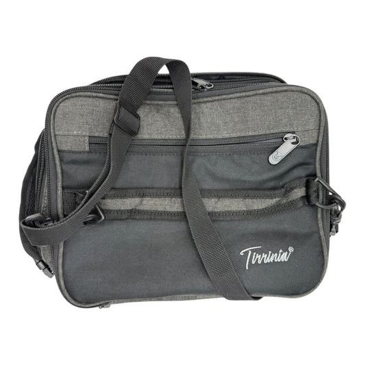 Tirrinia Insulated Lunch Bag Box Cooler Tote Bag Adjustable Strap Gray