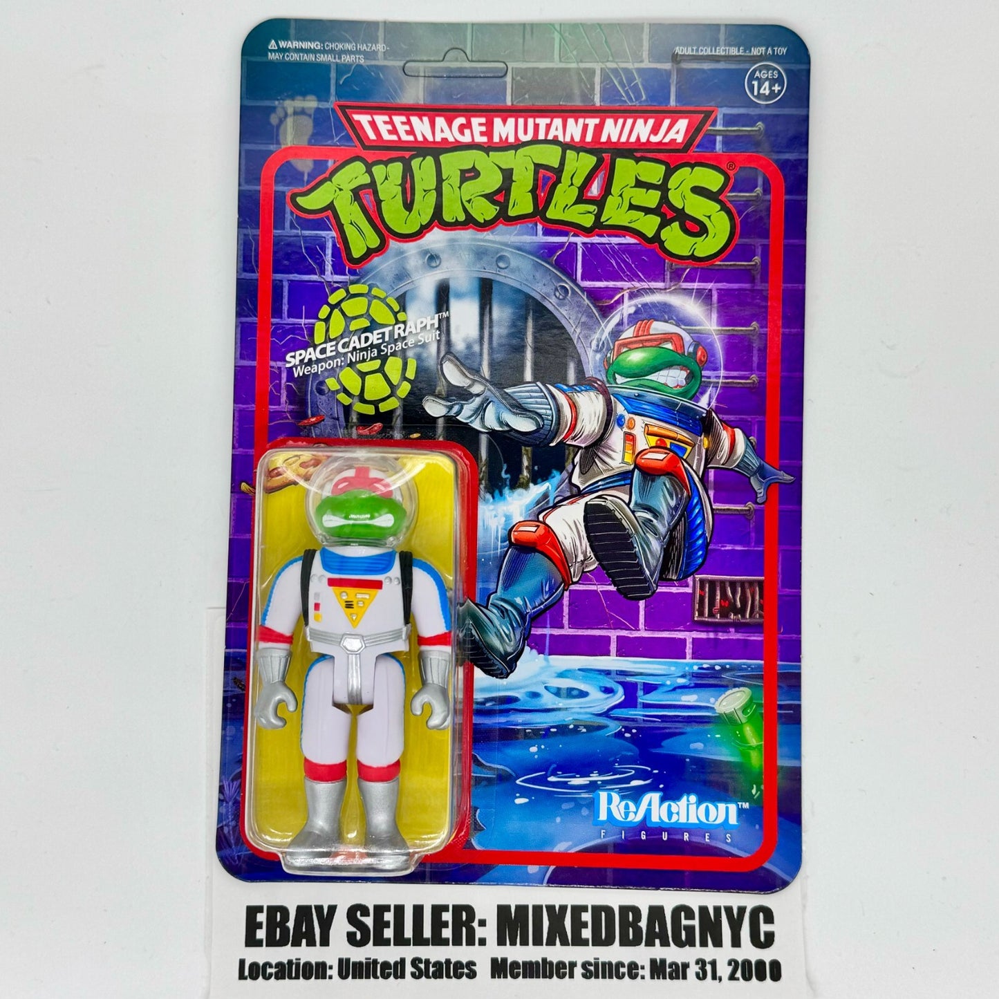Teenage Mutant Ninja Turtles Bundle 3pcs RaSuper 7 ReAction Figures
