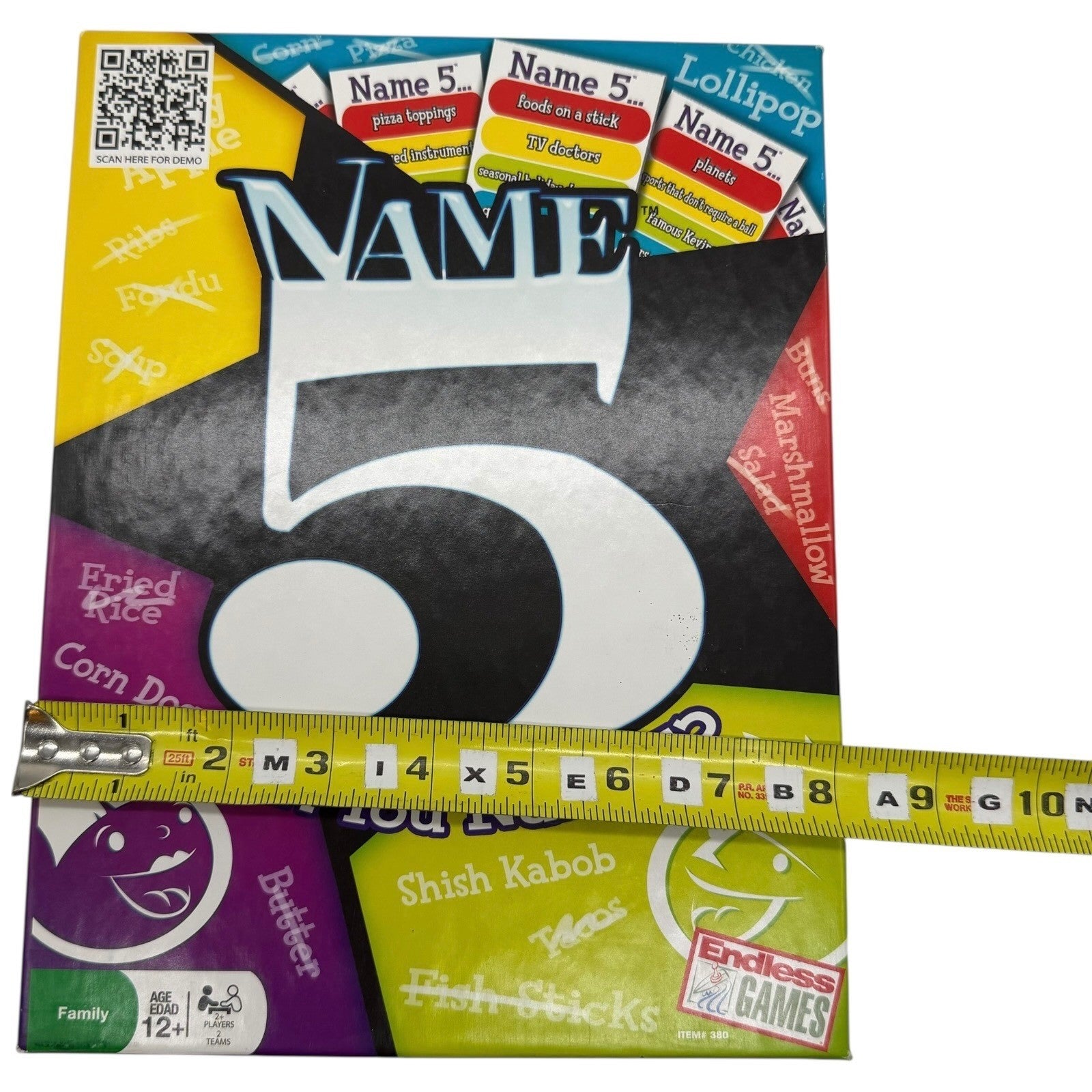 Name 5 Board Game Endless Games Quick Thinking Party Trivia Family Night \