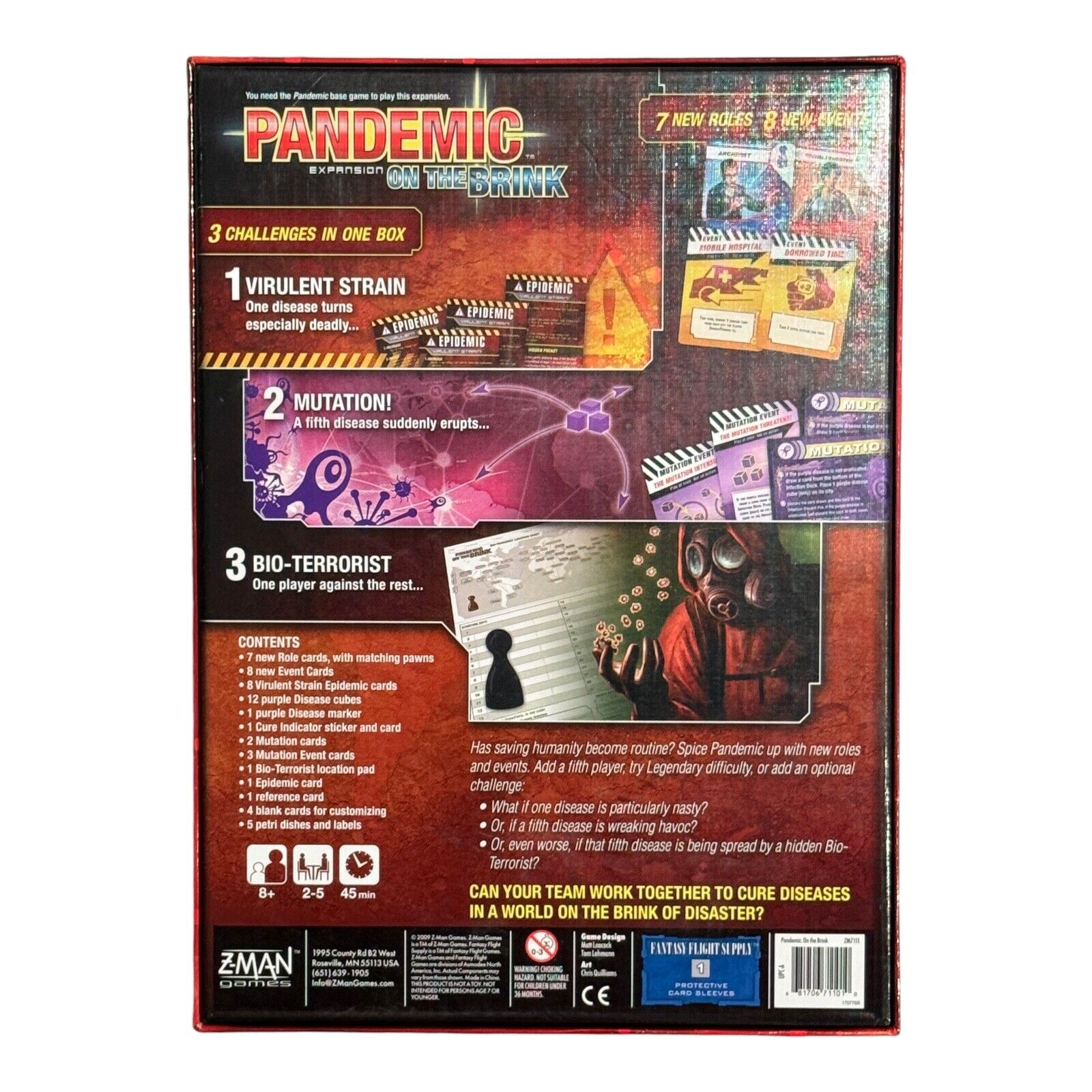 Pandemic On The Brink Board Game Expansion