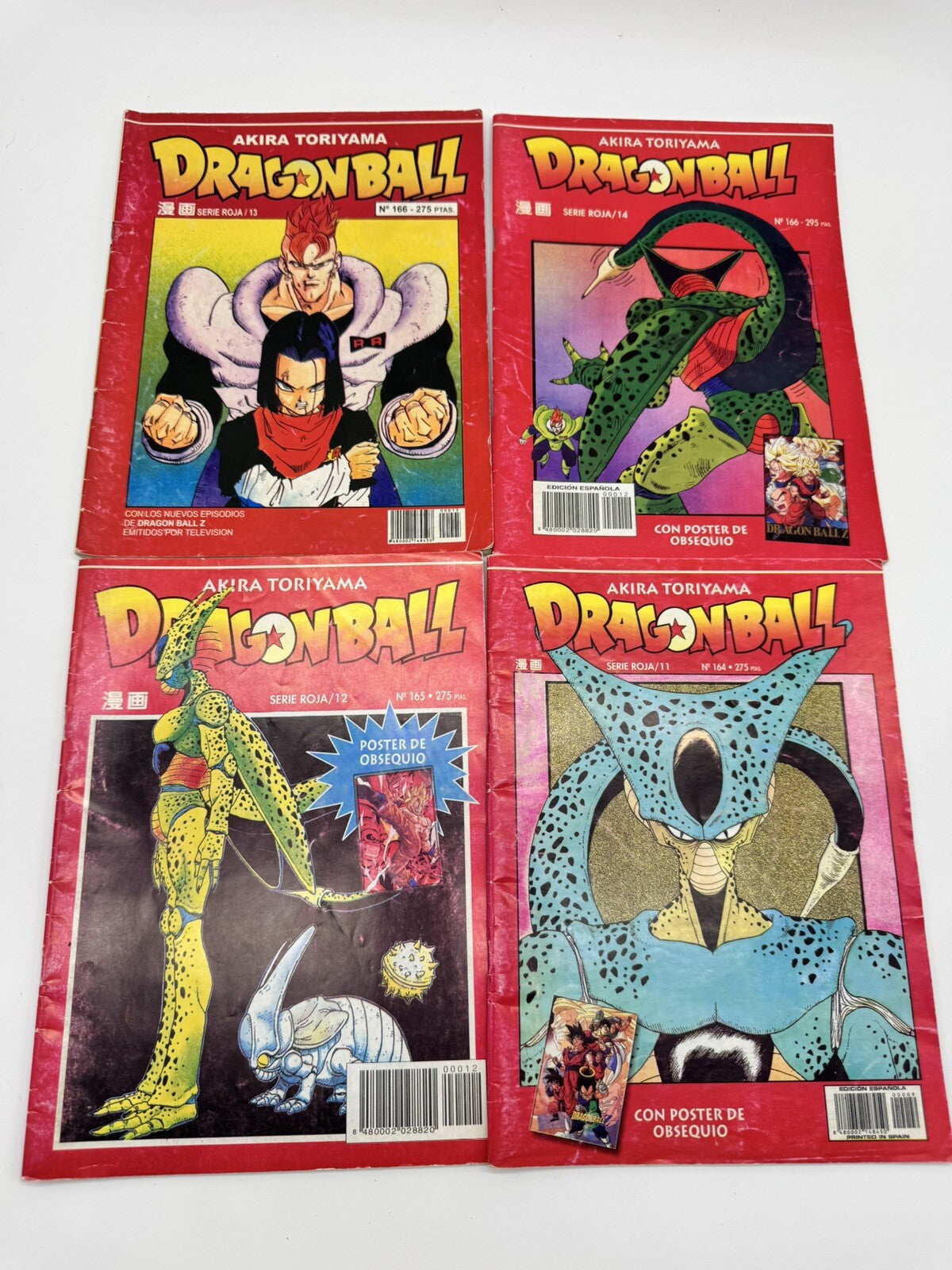 Rare Dragon Ball Series Red Comic Manga  / Akira Toriyama Eps TV HTF 15 Books