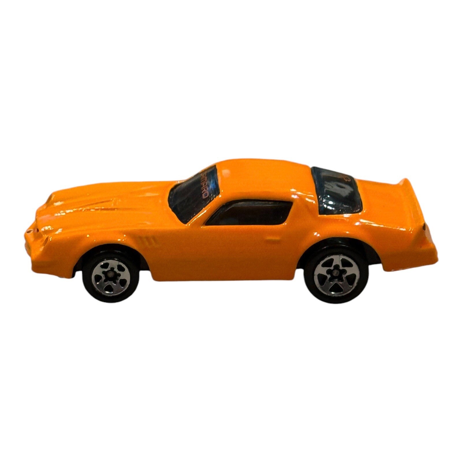 Hot Wheels 1982 Camaro Z-28 Neon Orange w/ Chrome Wheels – 1:64 Loose Car