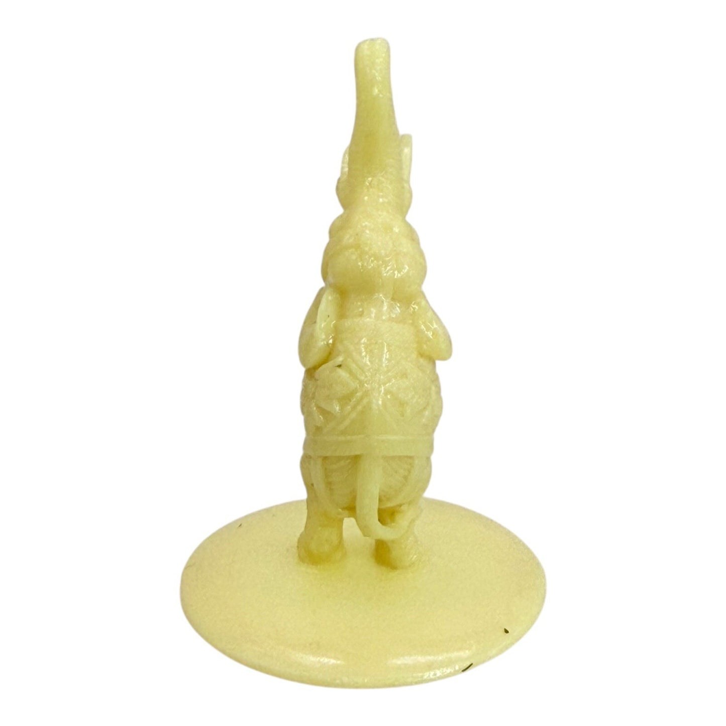 Circus Elephant Figurine Rearing Up Miniature Plastic Toy Collectible