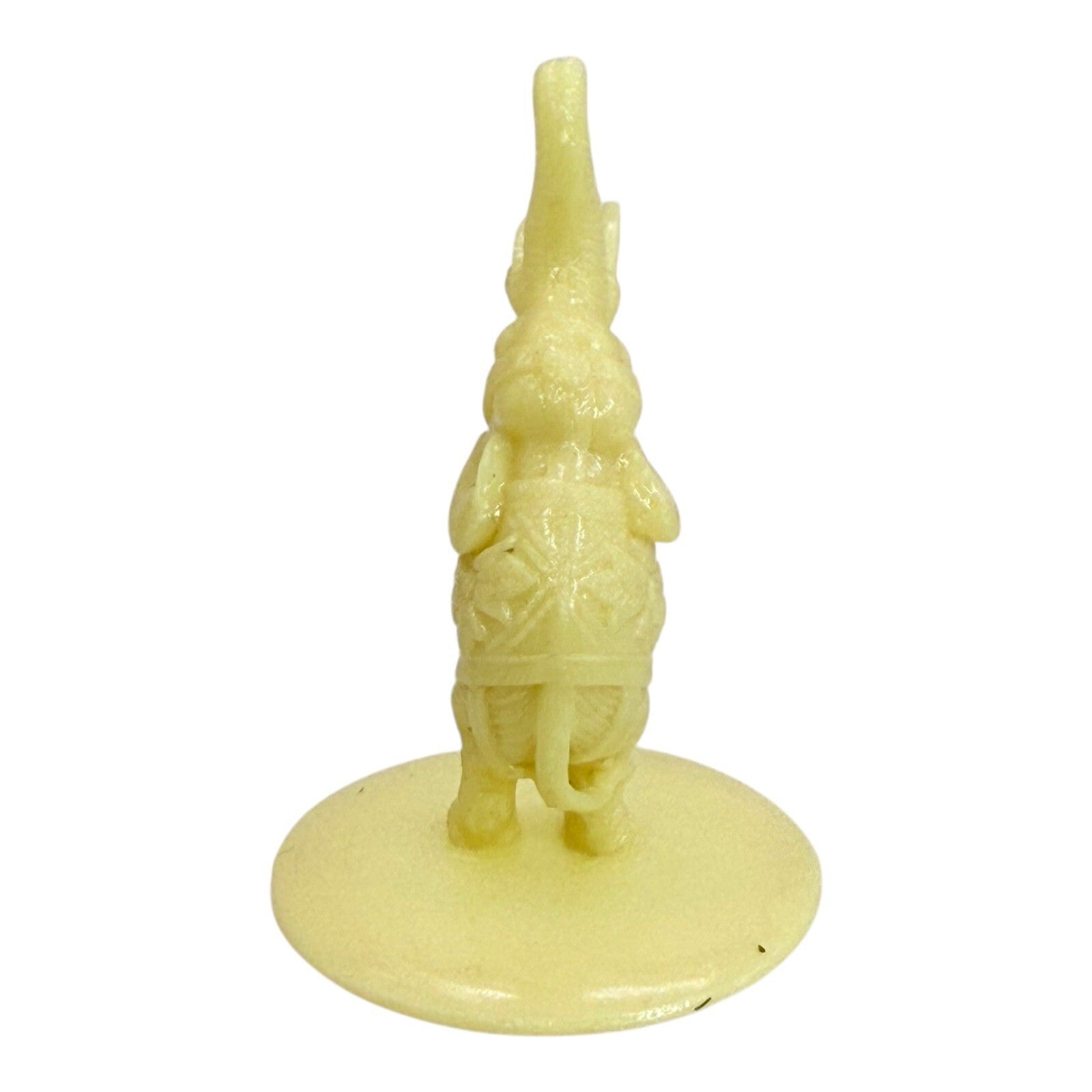 Circus Elephant Figurine Rearing Up Miniature Plastic Toy Collectible